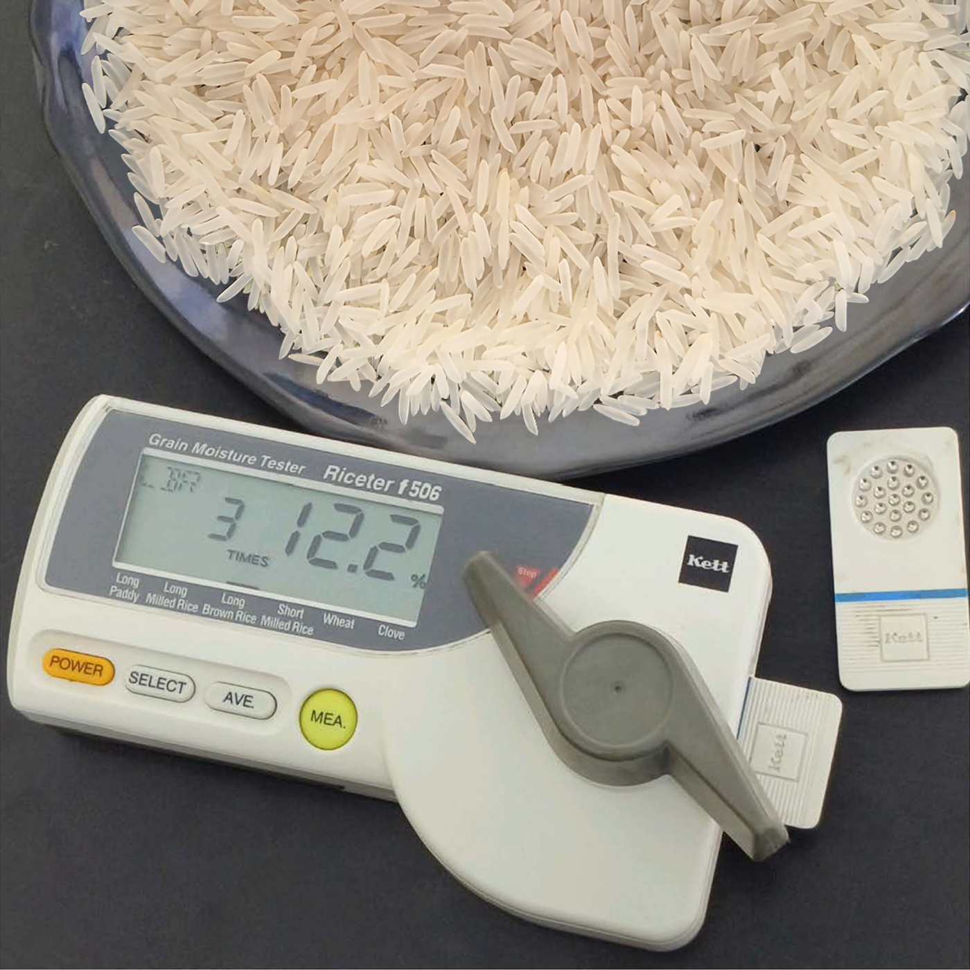 Moist content required in rice for export purpose