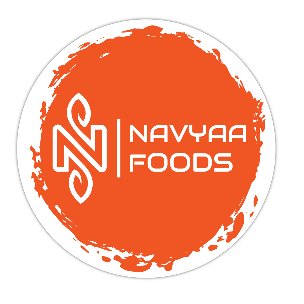Navyaa Foods logo featuring a modern and elegant design, representing quality and authenticity in food products